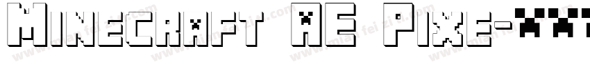Minecraft AE Pixe字体转换